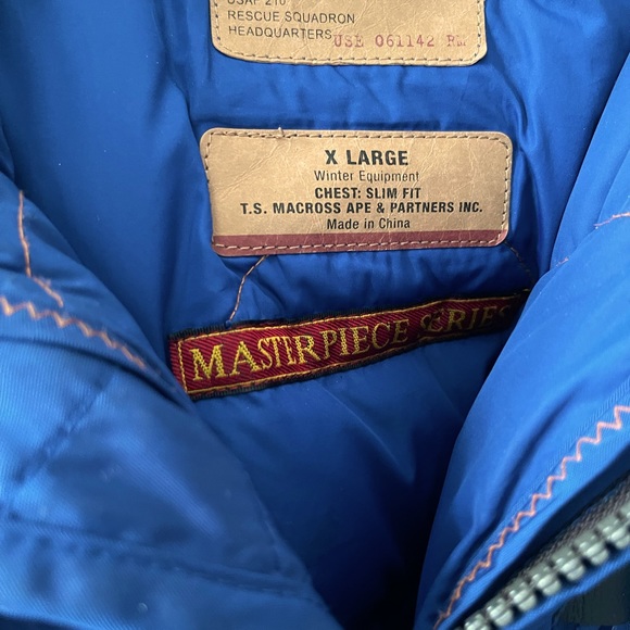 Parajumper Masterpiece Series Gobi Bomber in size Mens XL (Blue) - Picture 4 of 5